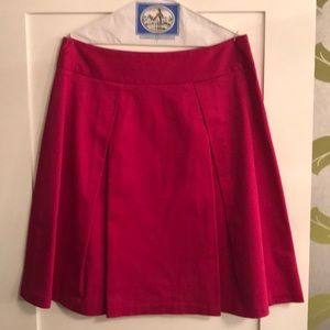 The Limited fuchsia pleated skirt
